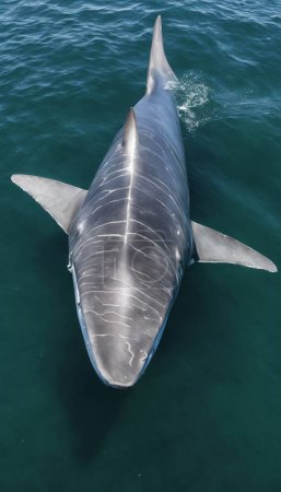 Giant Basking Shark Majestic Ocean Wanderer