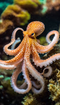 Téléchargez les photos : Le maître de camouflage de pieuvre insaisissable - en image libre de droit