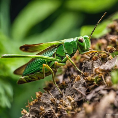 Photo for The Secret Life of Grasshoppers Exploring Their Vibrant World and Impact on Agriculture - Royalty Free Image