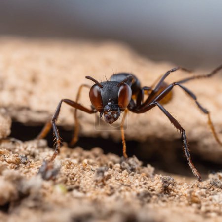 Téléchargez les photos : Sociétés de fourmis Exploration des subtilités des communautés Formicidae et de leur rôle dans les écosystèmes - en image libre de droit