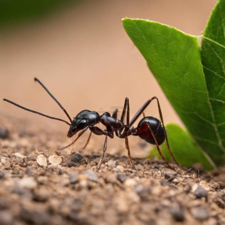 Photo for Ant Societies Exploring the Intricacies of Formicidae Communities and Their Role in Ecosystems - Royalty Free Image
