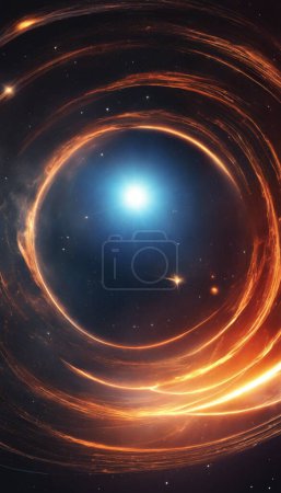 Photo for Radiant Realms Exploring the Celestial Marvels of the Sun and Space - Royalty Free Image