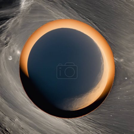 Foto de Eclipse Odisea Navegando Sombras Celestiales - Imagen libre de derechos