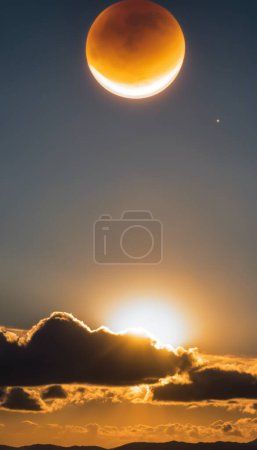 Téléchargez les photos : Eclipse Odyssée Naviguer dans les ombres célestes - en image libre de droit
