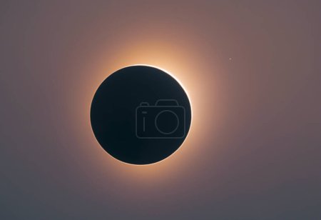 Photo for Eclipse Odyssey Navigating Celestial Shadows - Royalty Free Image
