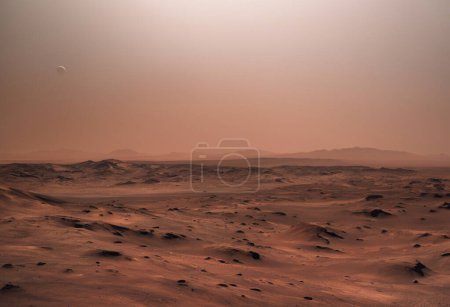Photo for Exploring the Red Planet Mars and Its Mysteries - Royalty Free Image