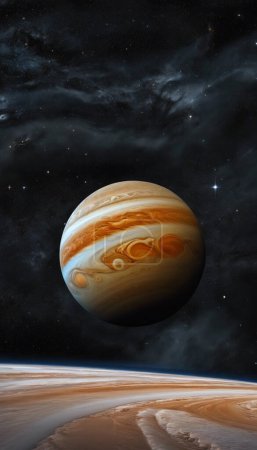 Foto de Júpiter El Rey de los Gigantes de Gas - Imagen libre de derechos