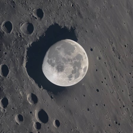 Photo for Moon Earth Celestial Companion - Royalty Free Image