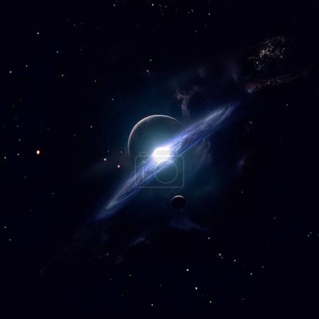 Explorando estrellas y planetas a través del vasto universo cósmico