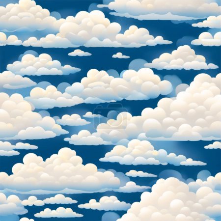 Ciel éthéré Paysages nuageux majestueux et sérénité céleste
