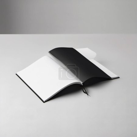 Lienzo creativo Libro en blanco Mockups para proyectos versátiles de escritura y diseño