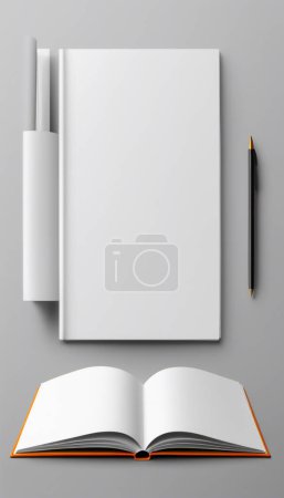 Creative Canvas Blank Book Mockups for Versatile Writing and Design Projects