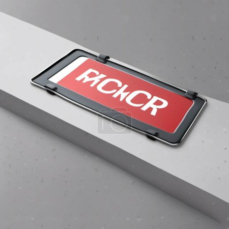 Sleek and Customizable Blank Vehicle Plate Mockups for Personalized Tags