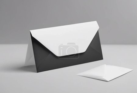 Professional and Sleek Blank Envelope Mockups for Custom Correspondence