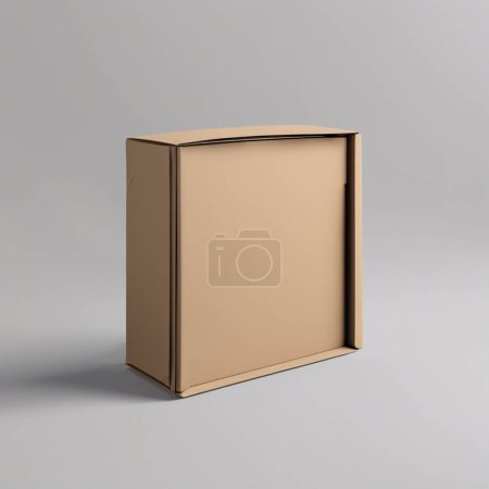 Customizable and Sturdy Blank Box Mockups for Versatile Packaging Needs