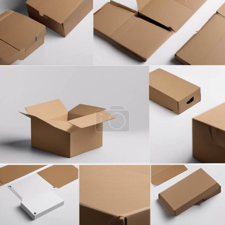 Maquettes vierges personnalisables et robustes pour les besoins d'emballage polyvalents