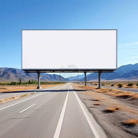 Prominent and Customizable Blank Billboard Mockups for High-Impact Advertising