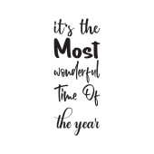 it's the most wonderful time of the year black letter quote Mouse Pad 620751152
