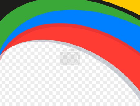 Olympic colored background. Abstract multicolored background.