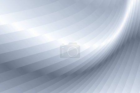 Photo for 3D rendering silver white wavy line texture texture - Royalty Free Image