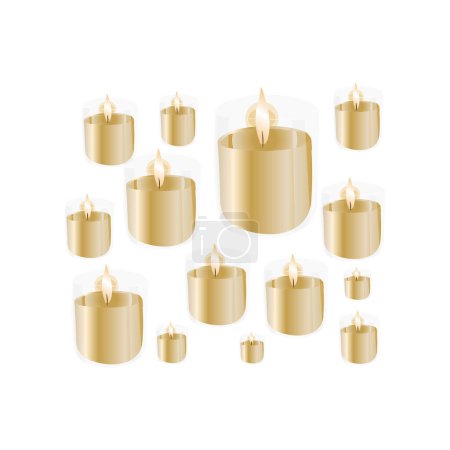 Photo for Candle vector candle light vector - Royalty Free Image