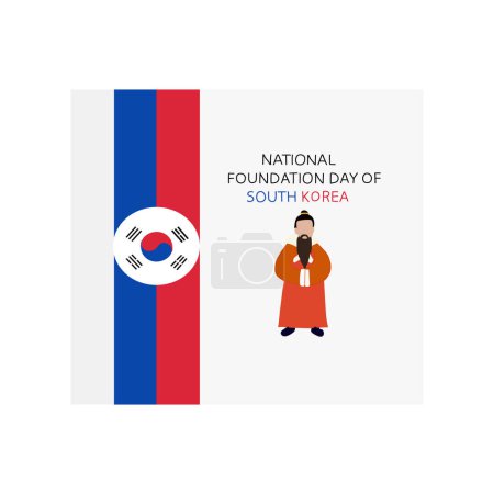 Photo for Gaecheonjeol national foundation day of south korea - Royalty Free Image