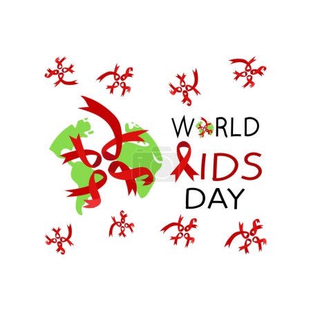 Photo for WORLD AIDS DAY vector - Royalty Free Image