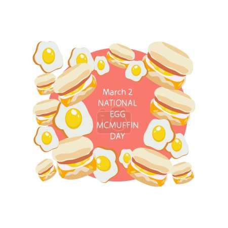 Photo for NATIONAL EGG MCMUFFIN DAY - Royalty Free Image