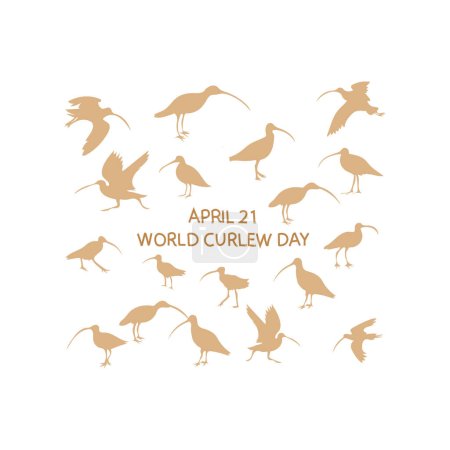  WORLD CURLEW DAY vector