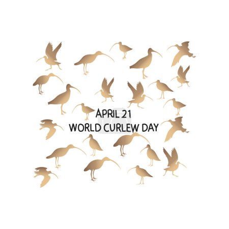 WORLD CURLEW DAY vector