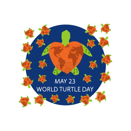 World Turtle Day vector icons