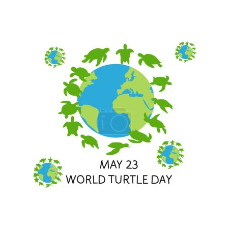 World Turtle Day vector icons