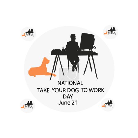 Photo for National take your dog to work day - Royalty Free Image