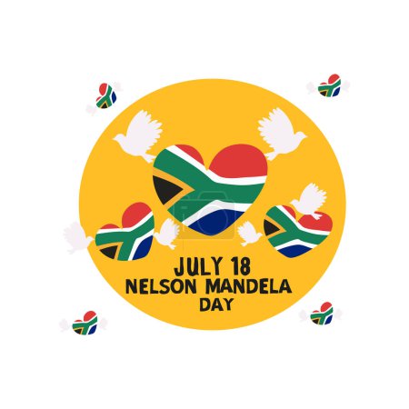 Photo for Happy Nelson mandela international day - Royalty Free Image