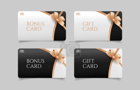 elegante colección de plantillas de bonos y tarjetas de regalo listo para imprimir