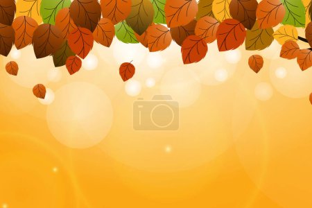 Téléchargez les photos : Plat beau fond d'automne design - en image libre de droit