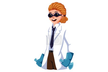 Illustration for Doctor Profession Character Design Illustration - Royalty Free Image