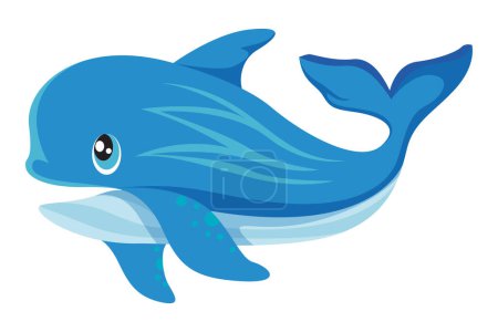 Foto de Lindo delfín carácter diseño ilustración - Imagen libre de derechos
