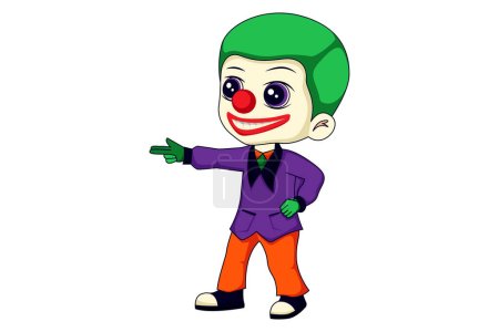 Foto de Pequeño Joker Diseño de Personajes Ilustración - Imagen libre de derechos