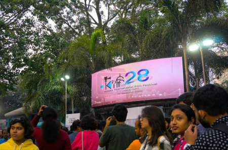 Photo for Nandan Complex during the Kolkata International Film Festival (KIFF). Nandan, The Department of Information and Cultural Affairs, Government of West Bengal - Royalty Free Image