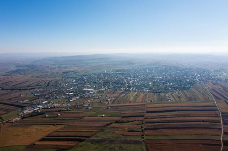 Foto de Una vista aérea de las tierras de cultivo en el campo - Imagen libre de derechos