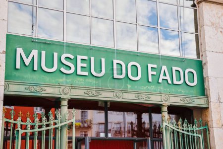 Photo for Building of the Fado Museum in Alfama, Lisbon - Royalty Free Image