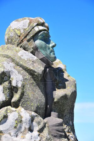 Photo for A vertical shot of an old armor statue - Royalty Free Image