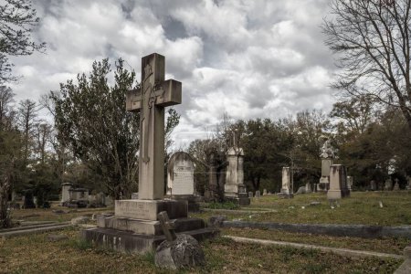 Foto de El histórico cementerio de Oakdale en Wilmington, Carolina del Norte - Imagen libre de derechos