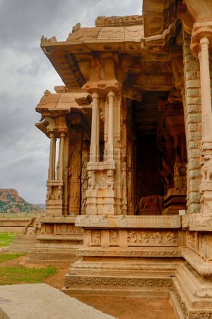 Photo for Architectural history of hampi in india, a part of silk route - Royalty Free Image