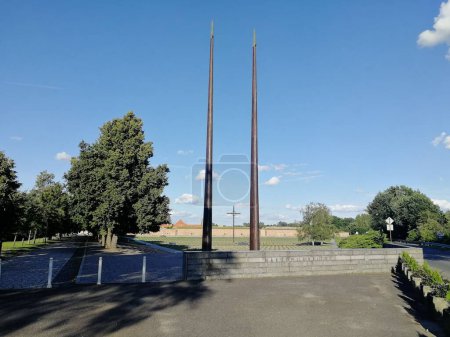 Foto de La fortaleza militar de Terezin y monumento del campo de concentración en el distrito de Litomerice, República Checa - Imagen libre de derechos