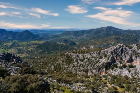 Téléchargez les photos : Collines dans les montagnes de grazalema, Cadix, Espagne - en image libre de droit