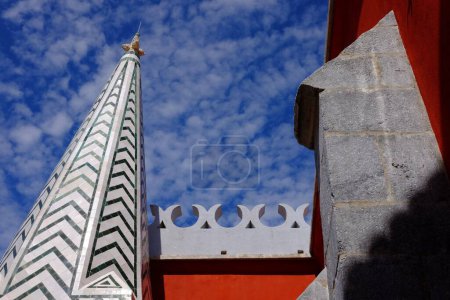 Photo for An exterior of towers in Park and National Palace of sintra, Portugal - Royalty Free Image