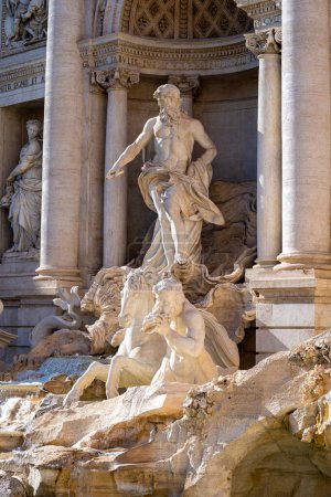 Photo for A vertical shot of Trevi Fountain in Rome, Italy - Royalty Free Image