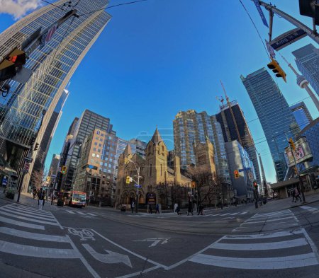 Foto de Una vista panorámica de edificios modernos en Toronto, Canadá - Imagen libre de derechos